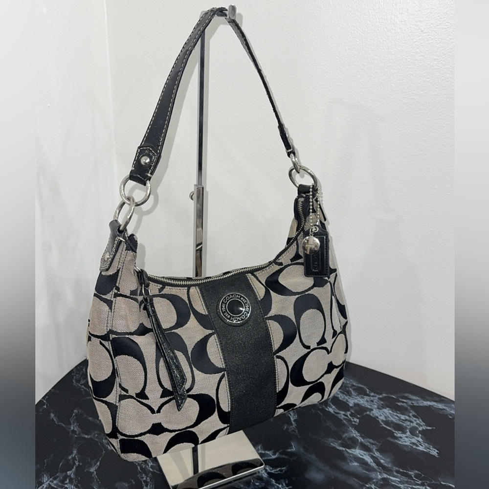 Signature Black and Gray Women's Bag